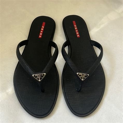 prada fur sandals|prada flip flops.